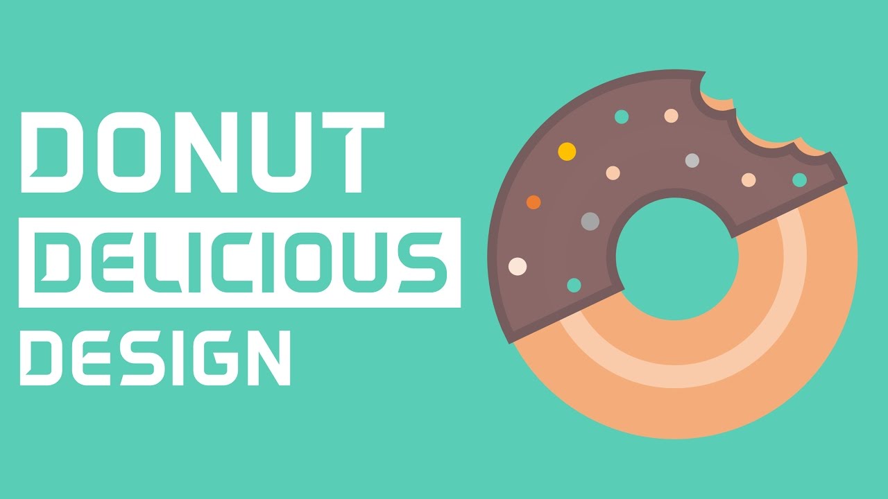 How to Design Delicious Donuts Vector Icon in PowerPoint