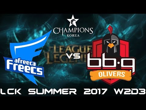 [LCK] Afreeca Freecs vs BBQ Olivers Highlight Game 3 W2D3 LCK SUMMER 2017