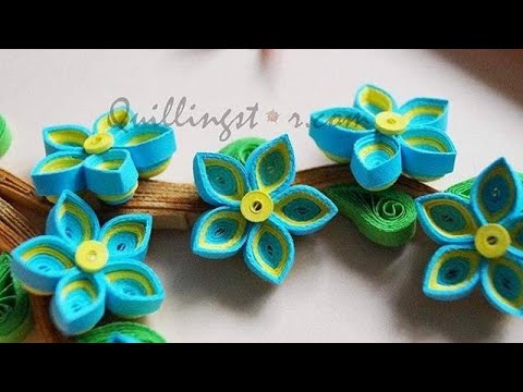 I Regret Not Trying This Simple Two Colors Quilling Flower Technique Sooner