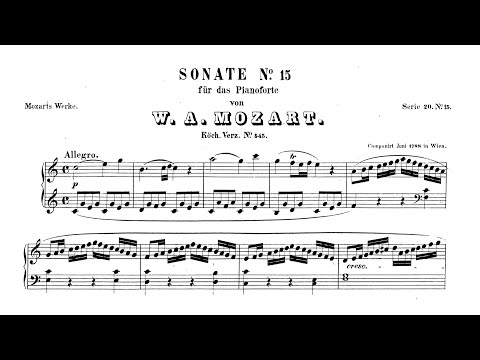 Mozart: Piano Sonata No. 16 'Facile' in C major, K.545 [Uchida]