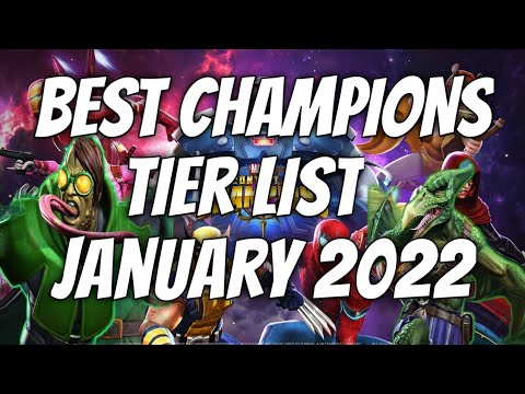 MCOC Tier List January 2022 | Best Champions | Marvel Contest of Champions | Seatin's Tier List