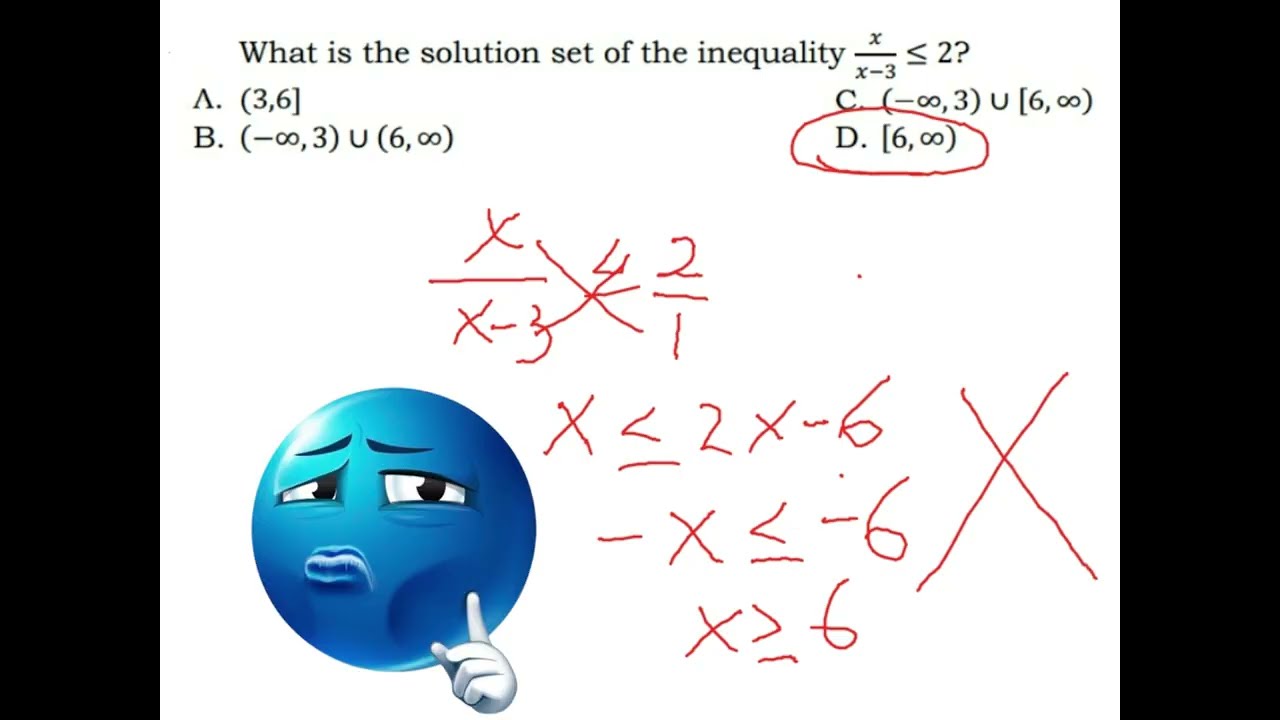 Math final exam,solving inequality 