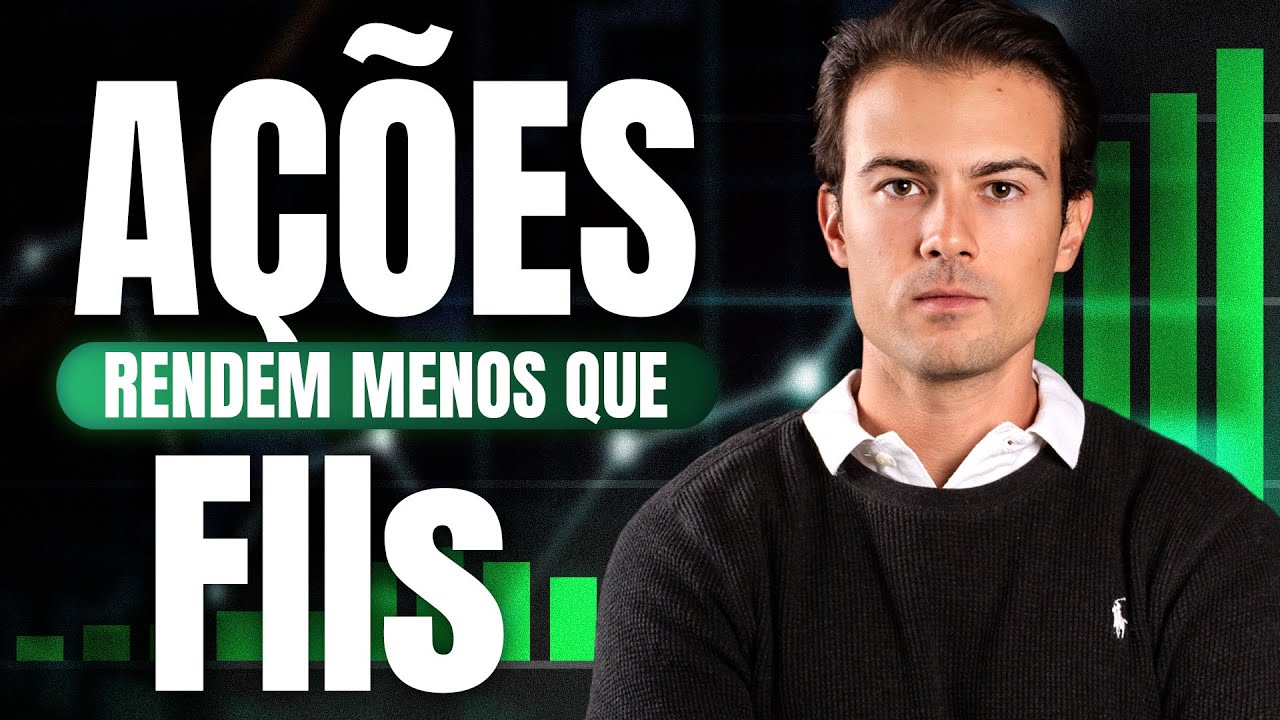 Ações RENDEM MENOS que FIIs