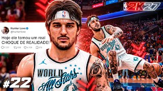 MEU 1° ALL STAR GAME FOI UM FRACASSO | NBA 2K27 Modo Carreira (Ep.22)