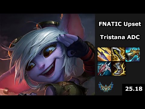 FNATIC Upset (Tristana) vs (Yunara) - LEC Playoff training arc-EUW Challenger - Patch 25.18