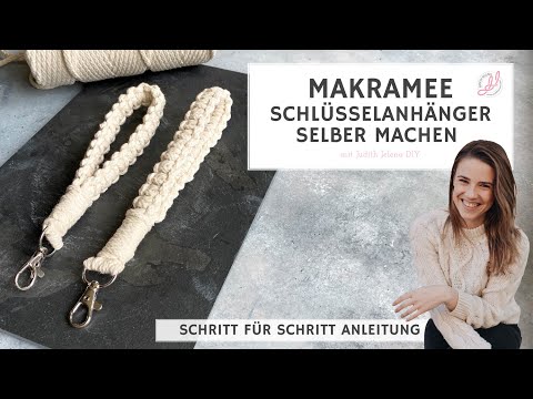 Makramee Schlüsselanhänger selber machen | Anleitung für Anfänger | DIY | Macramee