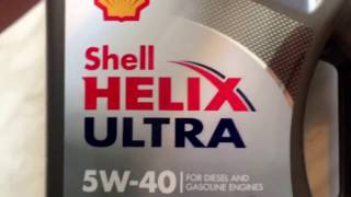 Shell Helix Ultra 5W-40 4 л - відео 2