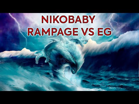 Nikobaby Rampage against Evil Geniuses. The Intenational Dota 2