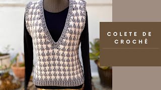 Colete de Crochê Feminino / Fácil / Passo a Passo