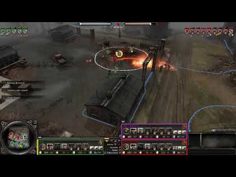 COH2 3 Wehrmachts vs 4 Soviets - Port of Hamburg