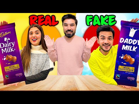 Fake Vs Real Food Brands Challenge *OMG* 🫨