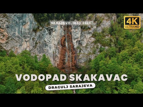 【4K】 Vodopad Skakavac – Biser nadomak Sarajeva 5. najviši vodopad #sarajevo #visitbosnia #waterfall