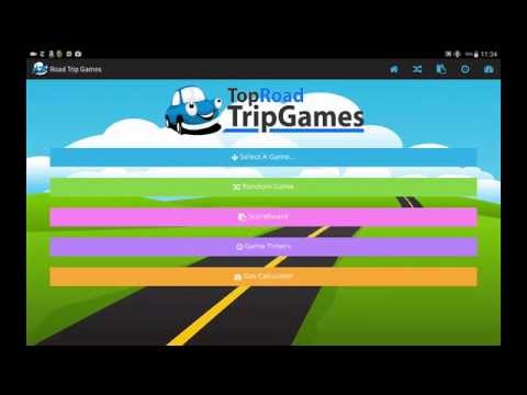 Road Trip Travel Games Video