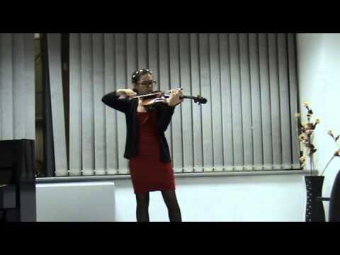 eMuse competition video - Maria Mamara, violin, 14 years old - Romania