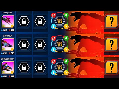 PTEROSAURS MAXIMUM MODS DEFEAT 20 OPPONENTS | JURASSIC WORLD THE GAME
