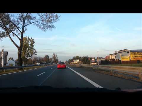 Przejazd DK8 i S8 na trasie Marki - Wyszków (węzeł Lucynów) - 06.10.2013