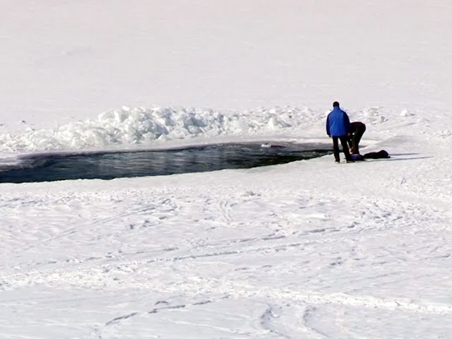 Выходить на лёд опасно!