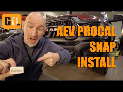 AEV ProCal SNAP Install on RAM 2500 Power Wagon