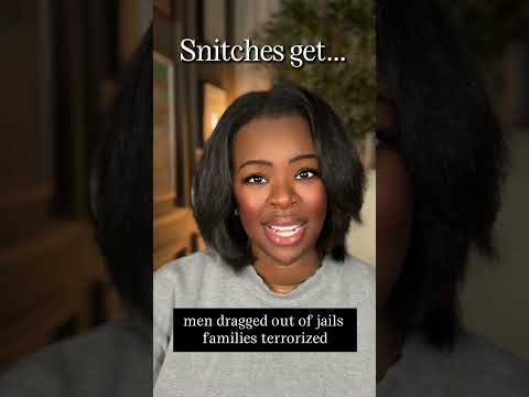 Our rules on snitching weren’t born in street culture, they were born in survival