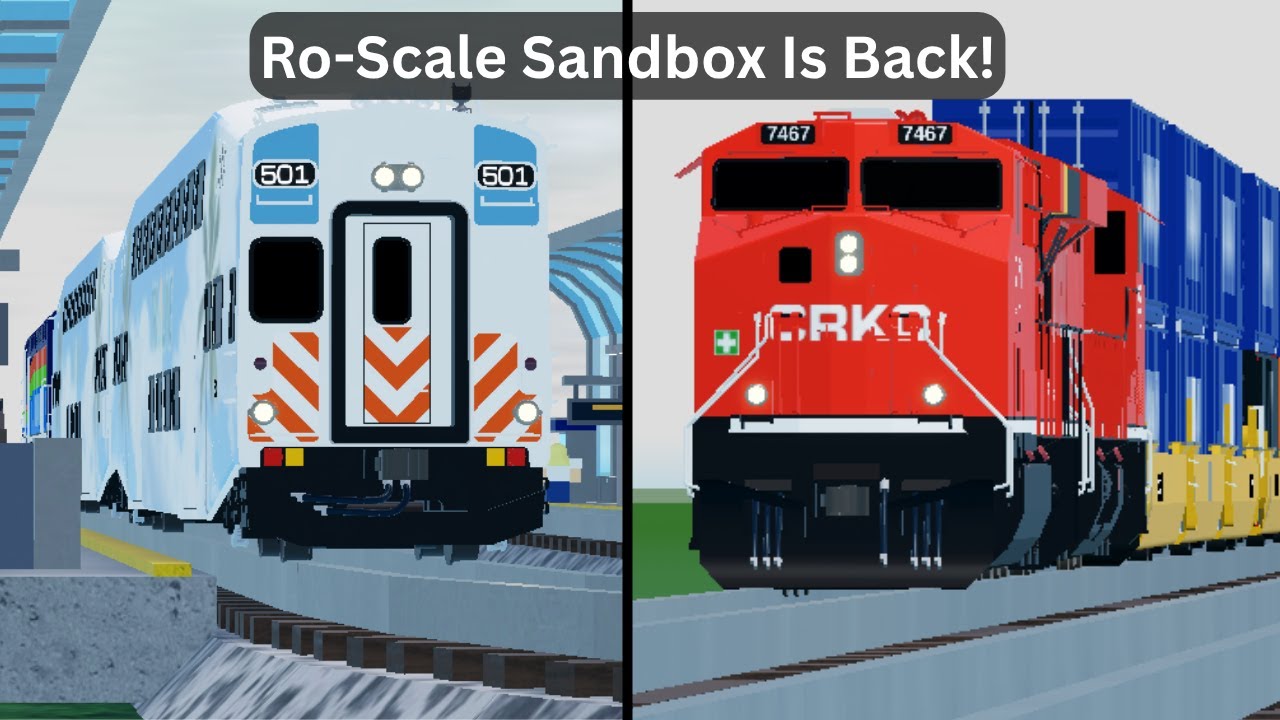 Ro-Scale Sandbox Railfanning!