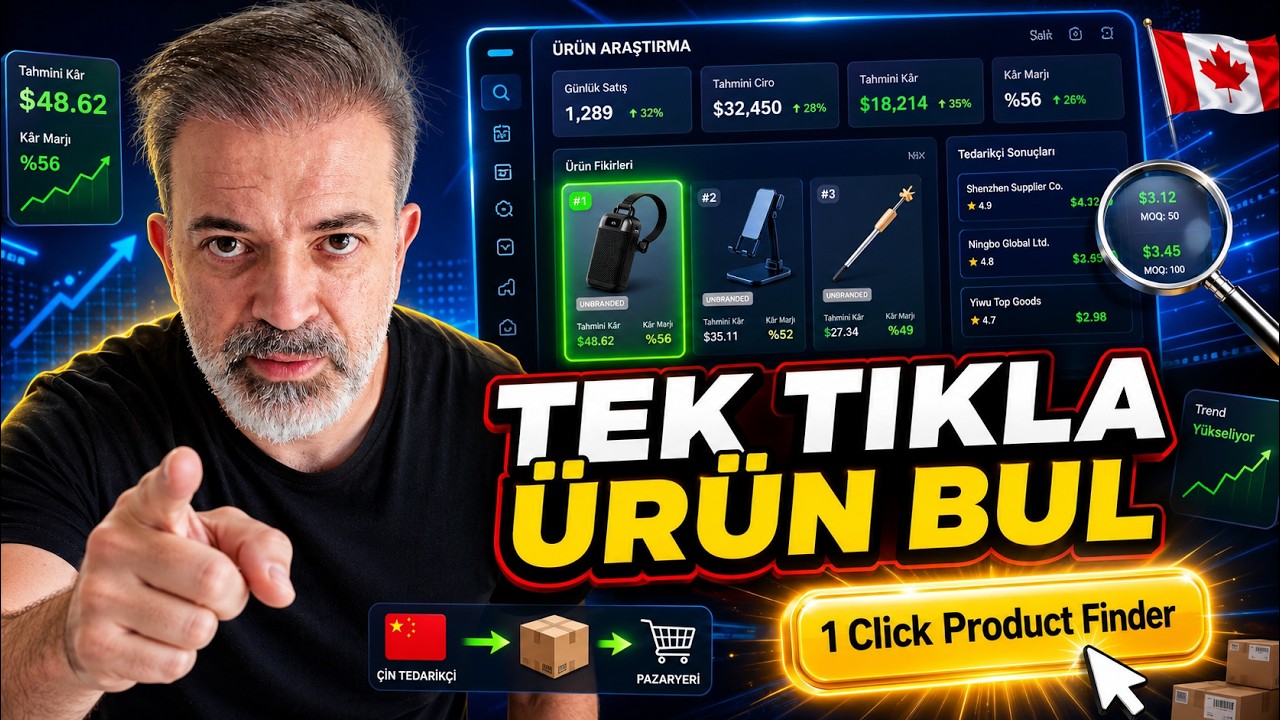 Çin’den Al, Amazon Kanada’da Sat: Markasız Ürün Bulma Yöntemi