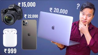 यहाँ मिलता है ₹20,000 में Apple Macbook Pro , DSLR , Iphone 11 Pro Max ??