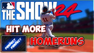 How to Get GOOD at Hitting in MLB The Show 24!! (Hitting Tips MLB The Show 24)