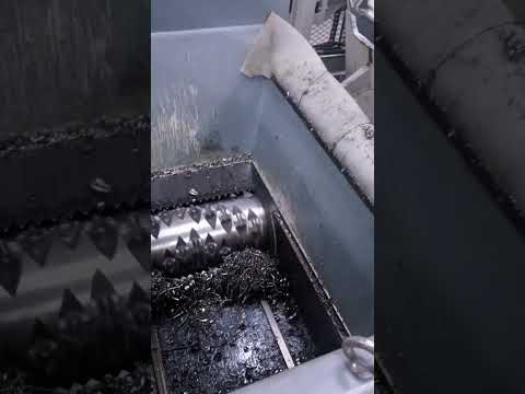 Testrun met metaalschrootversnipperaar van 500 km/u