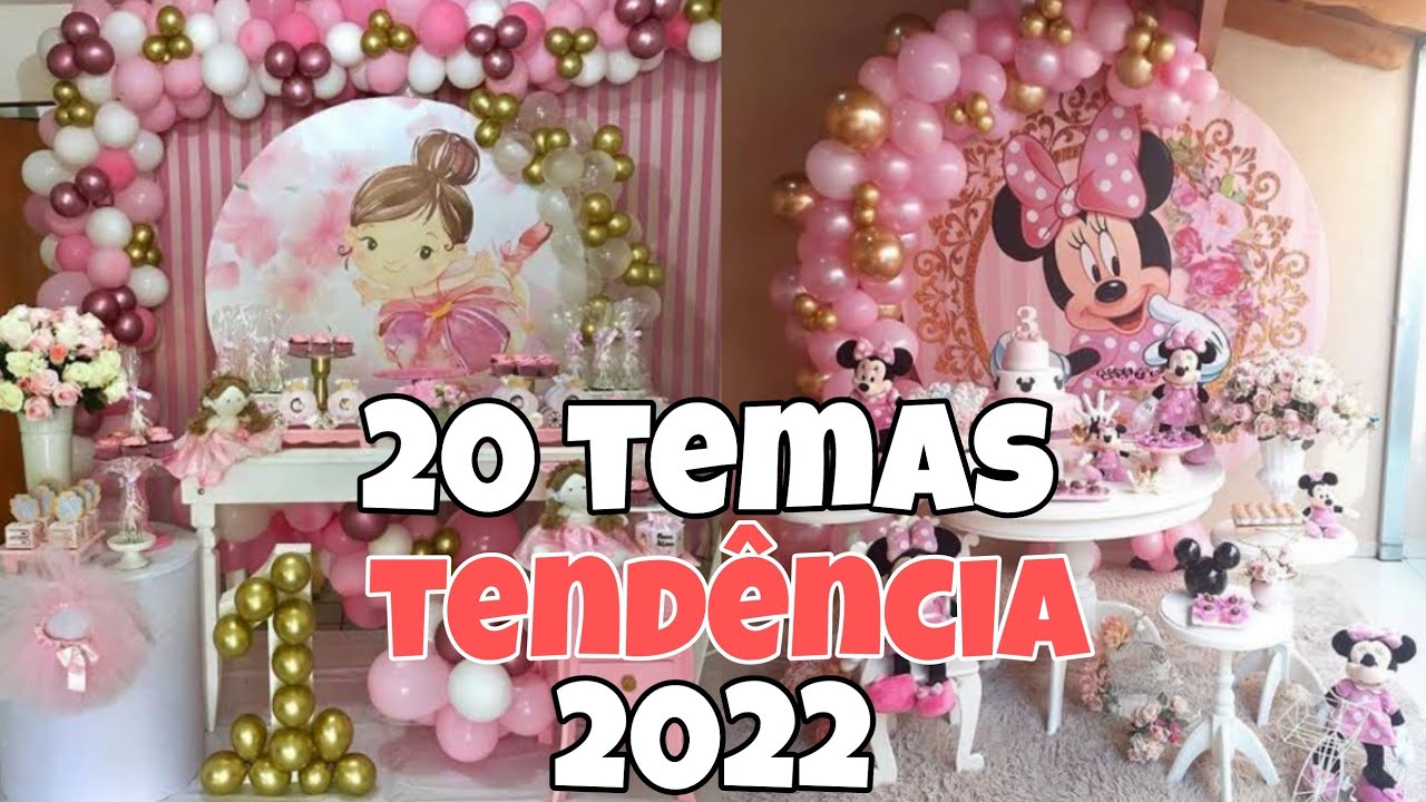 Tema De Aniversário De 1 Ano Feminino