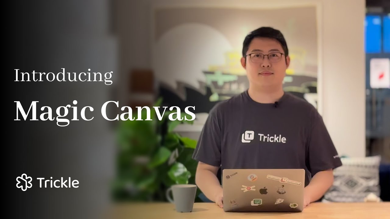 Trickle一站式Vibe Coding平台演示视频，展示内置数据库和快速部署功能