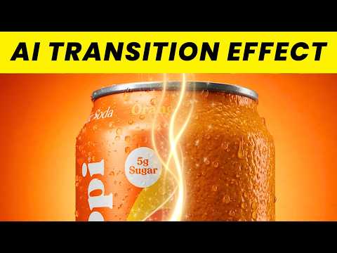 How I Created a VIRAL TRANSITION EFFECT Using AI (TUTORIAL)