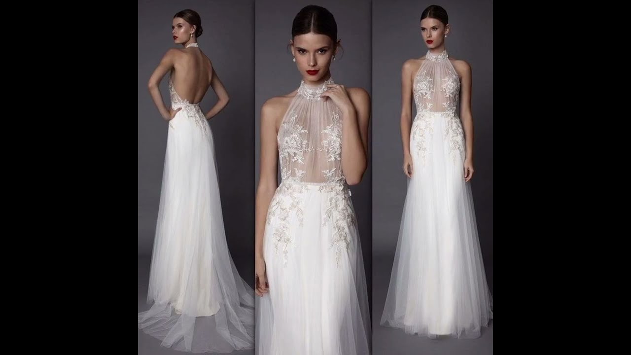 Vestidos de novia con cuello halter 😘