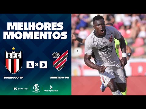 BOTAFOGO-SP 1X3 ATHLETICO-PR | MELHORES MOMENTOS | 25ª RODADA BRASILEIRÃO SÉRIE B