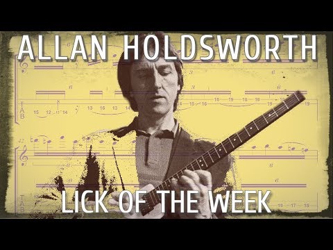 Allan Holdsworth - Lick Of The Week