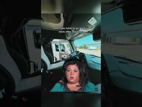 Truck drivers on Monday: when you have to go back to work after vacation 🫠 #shorts