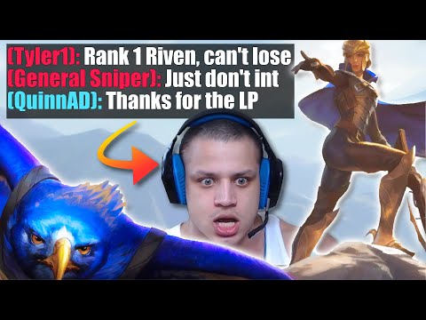Tyler 1 Thought He Could Team Up With The RANK 1 RIVEN To Beat My Quinn....