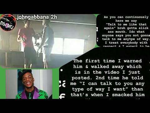 Boonk Gang (JohnGabbana) walks away then Fights later!
