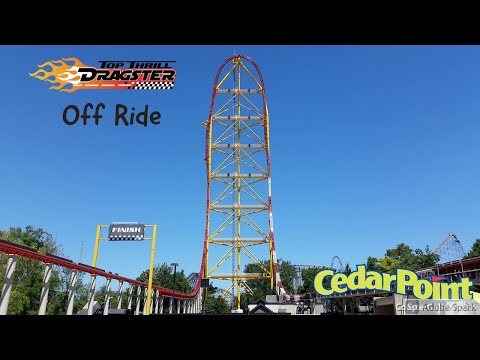 Top Thrill Dragster @ Cedar Point | Off Ride Footage | Non Copyright