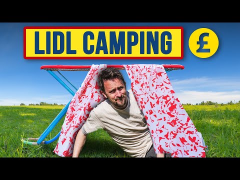 Wir haben Campingunterstände von Lidl gebaut