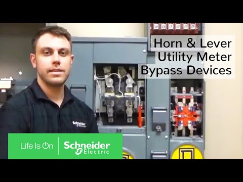 How to Differentiate Between Horn & Lever Utility Meter Bypass Devices | Schneider Electric