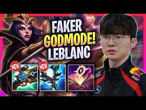 FAKER LITERALLY GOD MODE WITH LEBLANC! - T1 Faker Plays Leblanc MID vs Sylas! | Season 2024