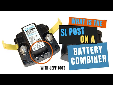What Is the SI Post for on an SI-ACR Battery Combiner?