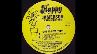 Jamerson - Got To Give It Up (mind controller mix) Happy records 1992