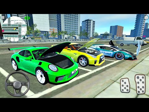 Test Driving Car Simulator #4 Police Sirens - Lambo and GTR Cars - Android Gameplay