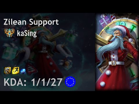 Zilean Support vs Bard - kaSing - EUW Challenger Patch 6.18