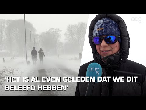 Winterse taferelen in Groningen