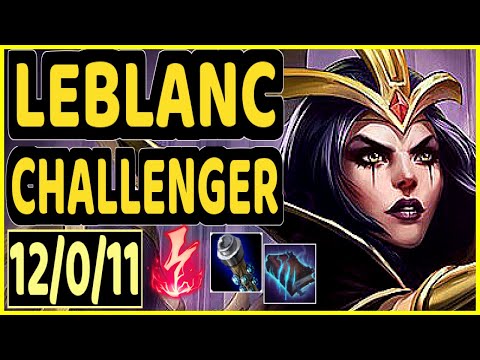 TINOWNS (LEBLANC) - 12/0/11 KDA MID CHALLENGER GAMEPLAY - BR