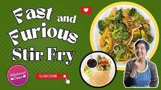 Fast Dinner Ideas: Fusion Stir Fry with Indian and Mexican Flavors || Must When Busy ||