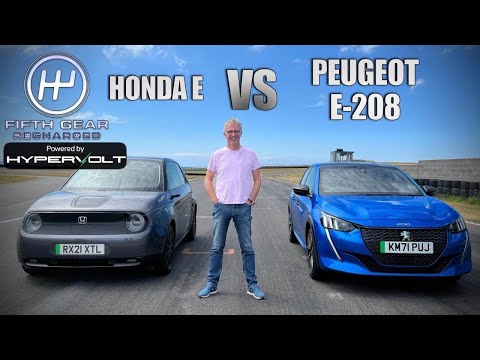 Honda E vs Peugeot E-208: Shootout | Fifth Gear