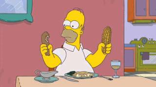 Homer tötet Fliege mit seinem Kopf